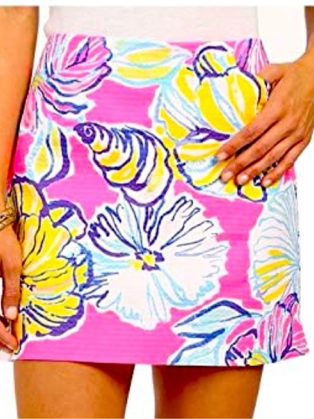 Lilly Pulitzer marigold skort